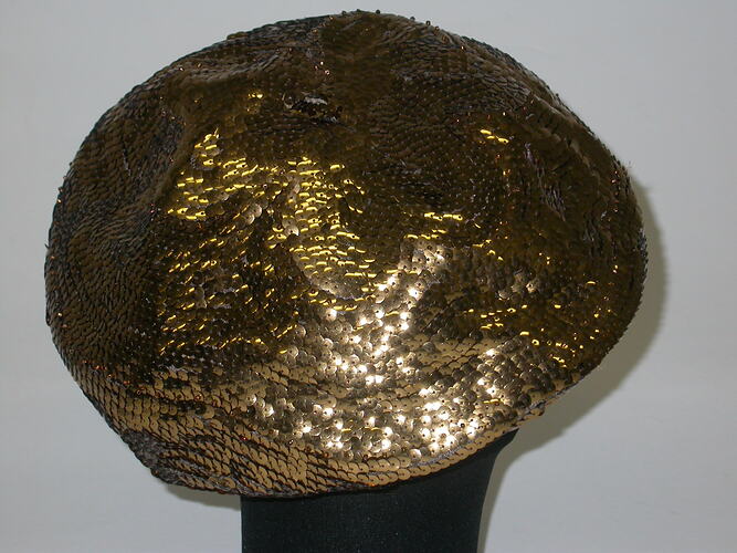 Hat - Bronze Sequins