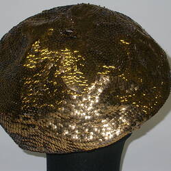 Hat - Bronze Sequins