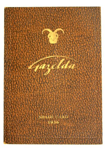 Shade Card - Gazelda 1936