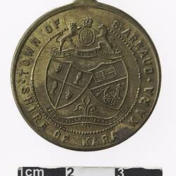 Medal - Coronation of Queen Elizabeth II Commemorative, Town of St Arnaud & Shire of Kara Kara, Victoria, Australia, 1953