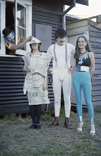 Digital Photograph - Two Men & Two Women in Fancy Dress, 1977