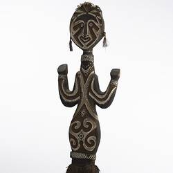 Carving, Papua New Guinea (detail of upper body)