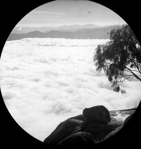 Lantern Slide - Mt Buffalo, Victoria, Date Unknown. [BA 1833]