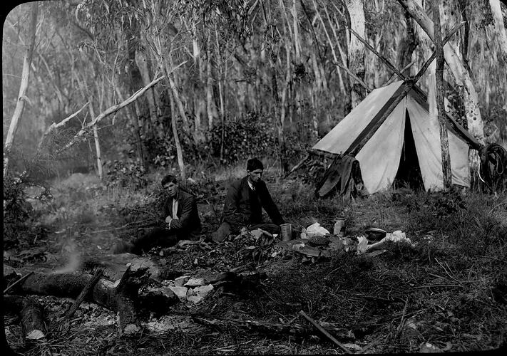 Lantern Slide -  Charles & A.G. Campbell, Victoria, Australia, Date Unknown. [BA 1934]