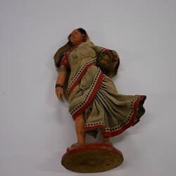 Indian Figure - Woman of the Mercantile Class, Clay, circa 1880