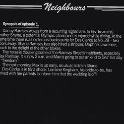 Publicity Booklet - Channel 7, Neighbours Launch, 1985