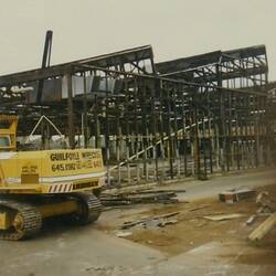 Photograph - Demolition of Steel Mill, Sunshine, Victoria, 1988