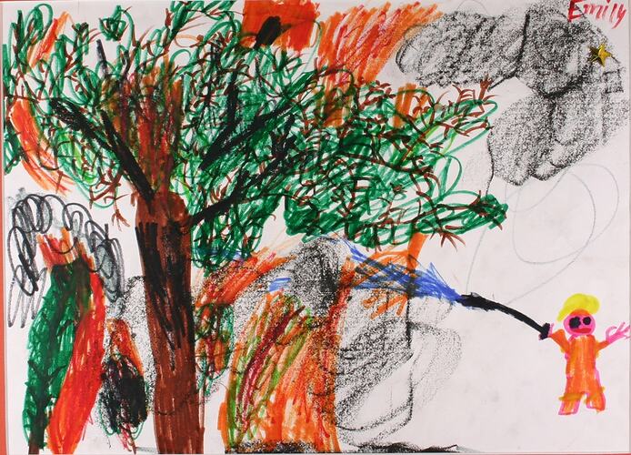 Artwork - 'The Biggest Fire', Healesville Primary School, 2009