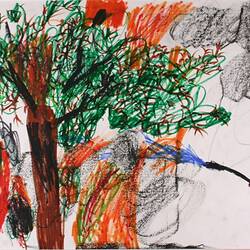 Artwork - 'The Biggest Fire', Healesville Primary School, 2009