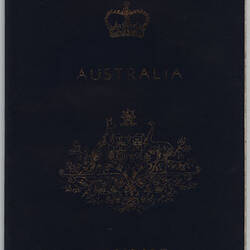 Passport - Issued to Mrs L. Sigalas, by Commonwealth of Australia, 1972