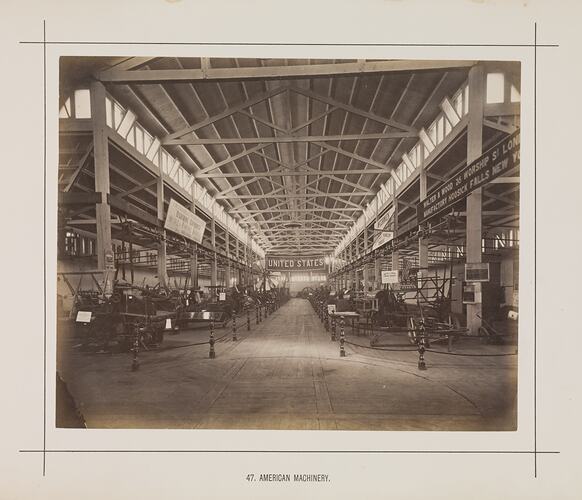 American Court, Machinery Annexe, Exhibition Building, 1880-1881