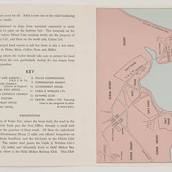 Leaflet - Orient Line to Australia, Aden