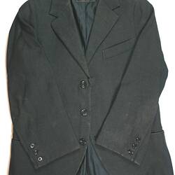 Jacket - Black & Grey Check, Ichizo Sato Tailor, South Yarra, circa 1910