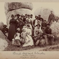 Photograph - Indigenous Islanders Mutton-Birding, Chappell Island, Bass Strait, 1893