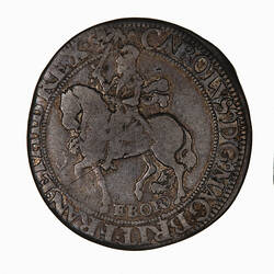 Coin - Half Crown, Charles I, Great Britain, 1643-1644 (Obverse)