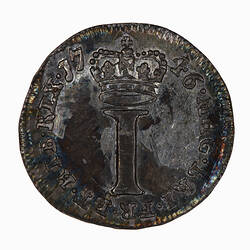 Coin - 1 Penny, George II, England, Great Britain, 1746 (Reverse)