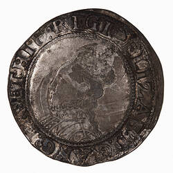 Coin - Shilling, Elizabeth I, England, Great Britain, 1590-1592 (Obverse)
