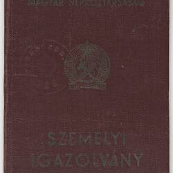 Identity Card - Sandor Tokai (Hungarian Citizenship)