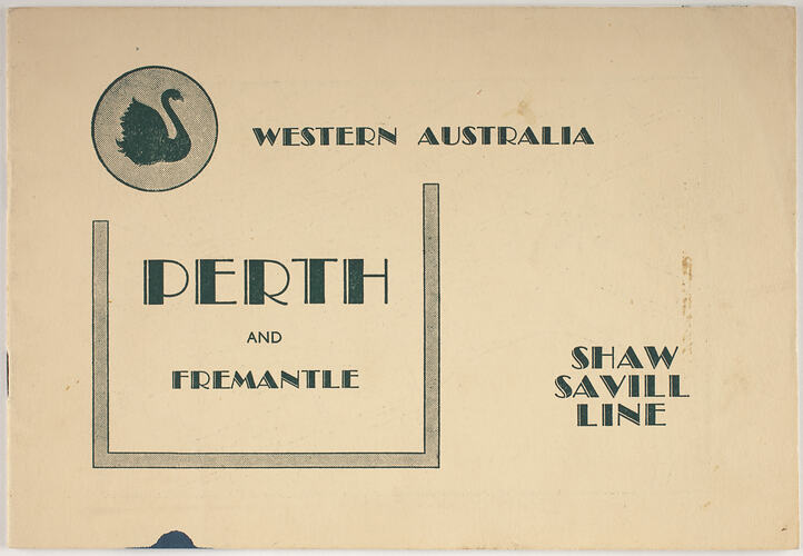 Booklet - Shaw Savill Line - Perth