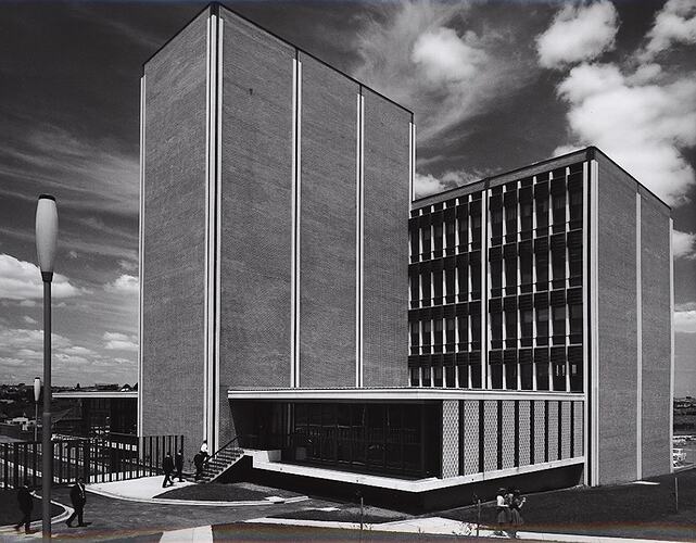 Photograph - Kodak Australasia Pty Ltd, Exterior View of Building 8, Head Office & Sales & Marketing at the Kodak Factory, Coburg, 1965