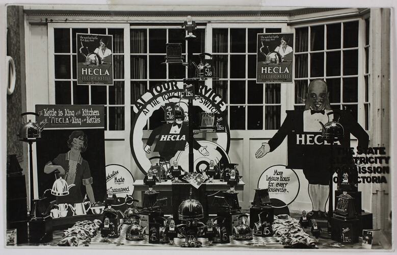 Photograph - Hecla Electrics Pty Ltd, State Electricity Commission of Victoria Showroom Display, Moonee Ponds, circa 1920s-40s