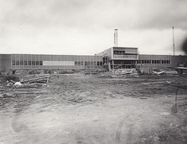 Photograph - Kodak Australasia Pty Ltd, Front View of Testing Building 7, Kodak Factory, Coburg, 1958