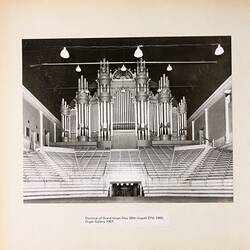 Photograph - Grand Organ, Exhibition Building, Melbourne, 1961