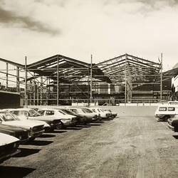 Photograph - Construction of Centennial Hall from North, Exhibition Building, Melbourne, 1979