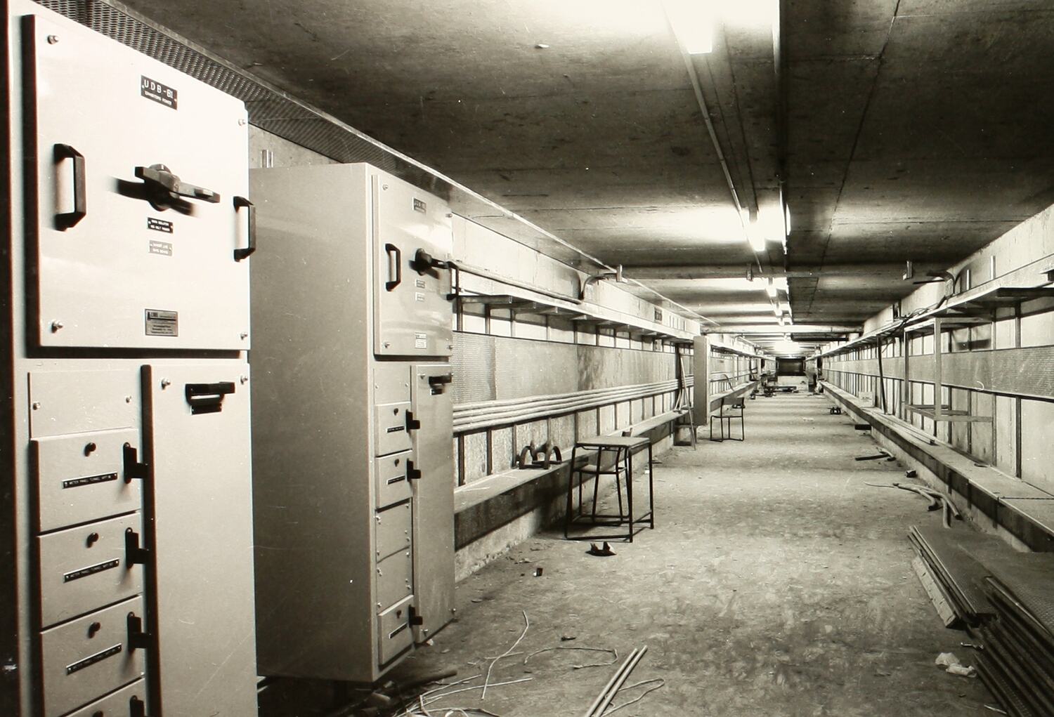 Photograph - Programme '84, Main Service Tunnel, Basement, Great Hall ...