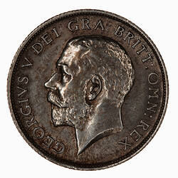 Coin - Shilling, George V, Great Britain, 1911 (Obverse)