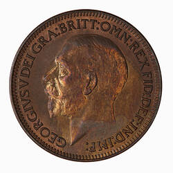 Coin - Farthing, George V, Great Britain, 1936 (Obverse)