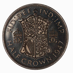 Proof Coin - Halfcrown, George VI, Great Britain, 1947 (Reverse)