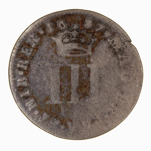 Coin - Threepence, James II, Great Britain, 1687 (Reverse)