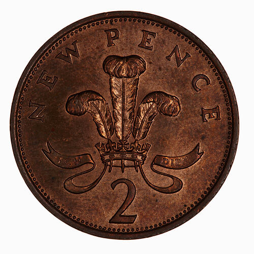 Coin - 2 New Pence, Elizabeth II, Great Britain, 1978 (Reverse)
