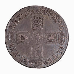Coin - Shilling, William III, Great Britain, 1697