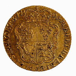 Coin - Half-Guinea, George III, Great Britain, 1765 (Reverse)