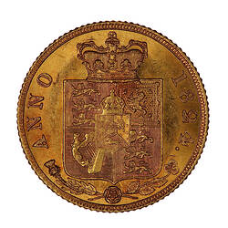 Coin - Half-Sovereign, George IV, Great Britain, 1824 (Reverse)