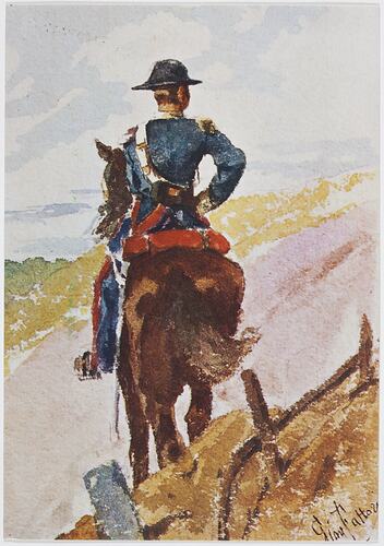 Postcard - Carabiniere on patrol