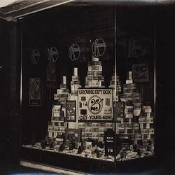 Photograph - Kodak Australasia Ltd, Shop Front Display for Brownie Gift Box, Queen Street, Brisbane, circa 1920 - 1925