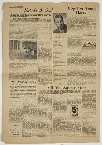 Newspaper - Farrago, 29 Mar 1951