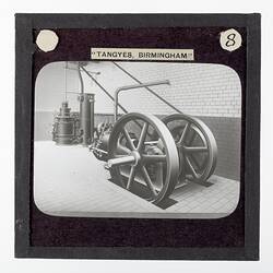 Lantern Slide - Tangyes Ltd, Suction Gas Producer Plant & Gas Engine, circa 1910