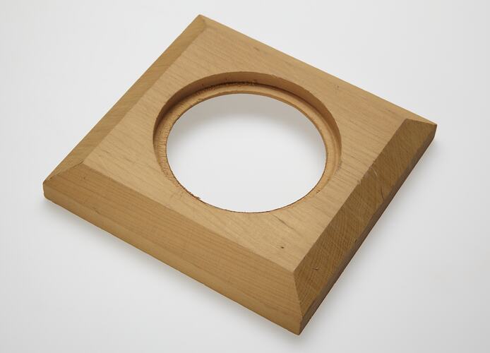 Base - Adolph Bruhn & Son, Wooden, Square, circa 1970-1990