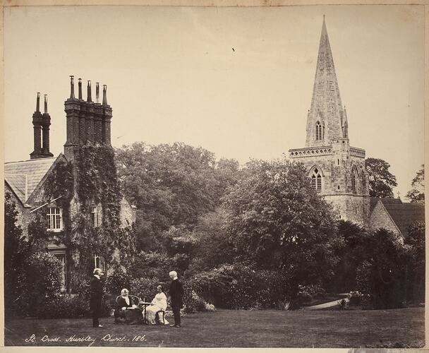 St Cross, Hursley Church, England, circa 1870