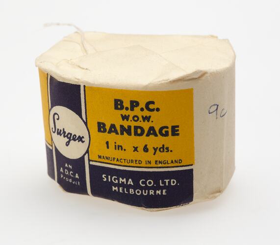 Bandage - 'Surgex', First Aid Kit, Homemade, Sophus Bruhn, circa 1970-1990