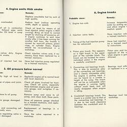 Instruction Booklet, Hanomag R45 Tractor