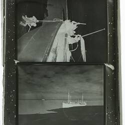 Glass Negative- Copy of Photographs of Disocvery II, Antarctica Relief Expedition, 1935-1936