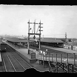 Glass Negative - Flinders Street Station, Melbourne, Victoria, Apr 1898