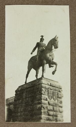 Photograph - Kaiser Wilhelm II Monument, Driver Cyril Rose, World War I, 1916-1919