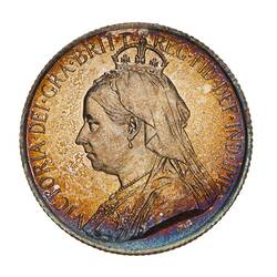 Proof Coin - 9 Piastres, Cyprus, 1901