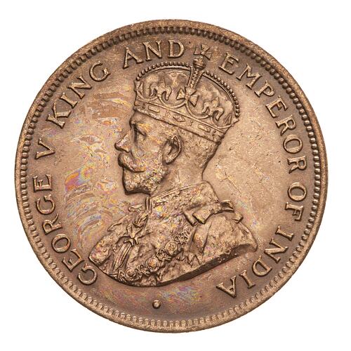 Coin - 1 Cent, British Honduras (Belize), 1914
